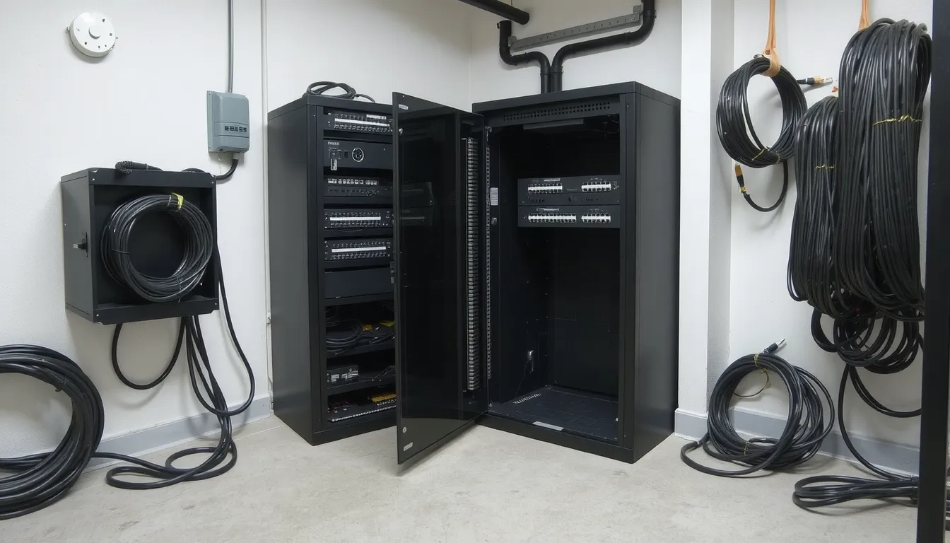 une baie informatique