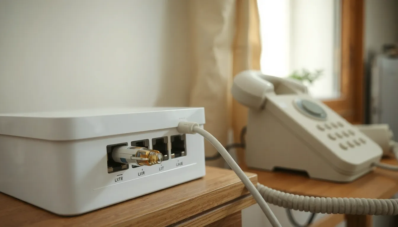 comment brancher un téléphone fixe avec la fibre orange