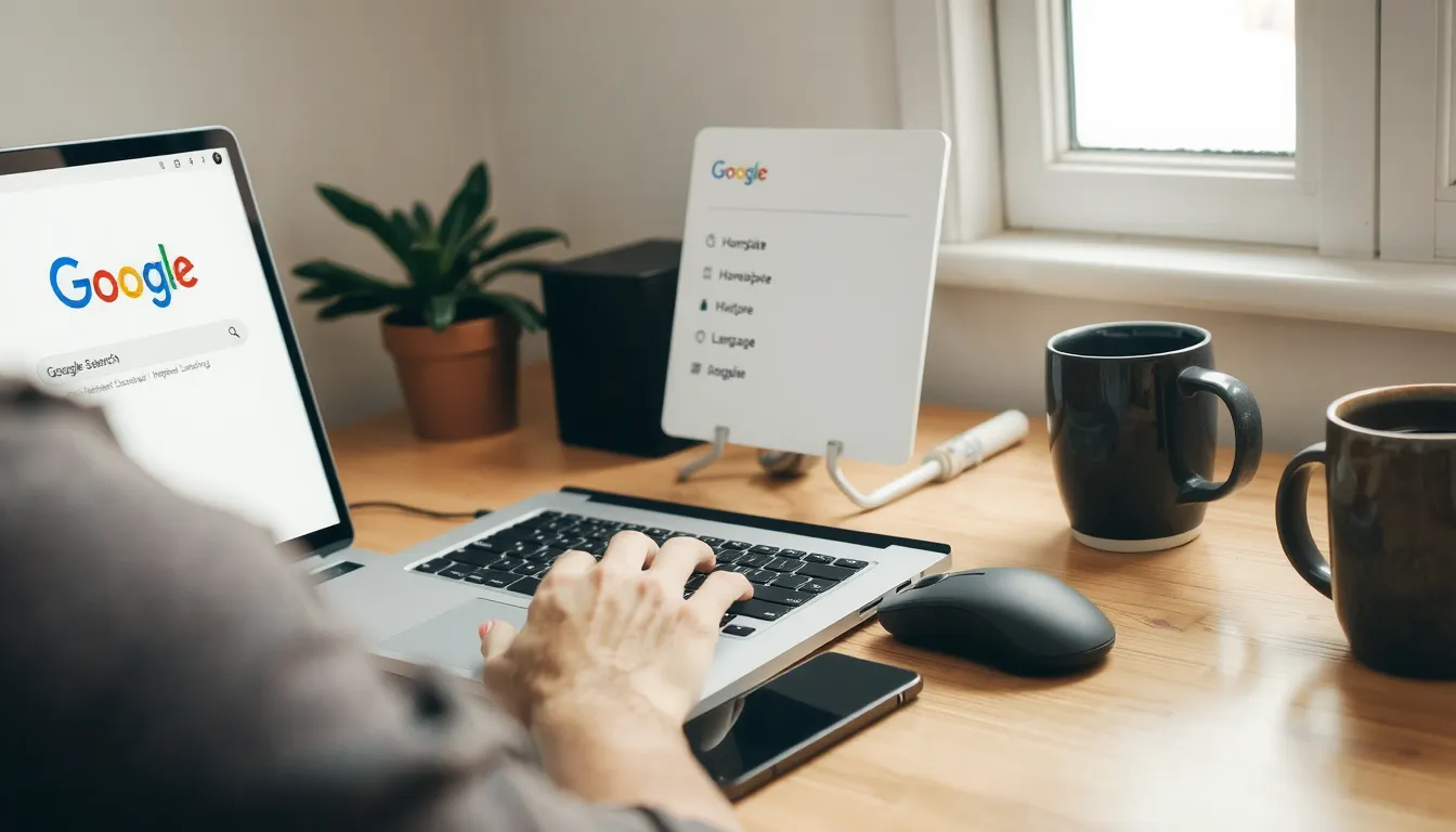 google en francais page d'accueil