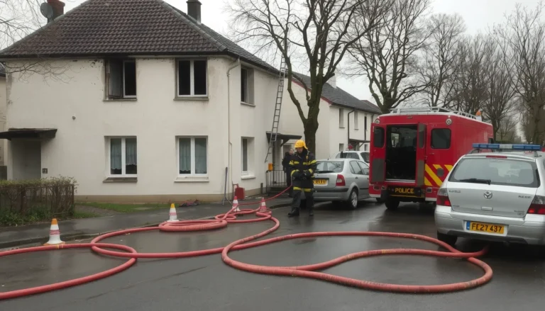Incendie à Saint-Ouen-l&rsquo;Aumône : entrepôt Cogetrad en feu, moyens de secours et bilan